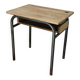 Bureau d'écolier 1960 avec casier