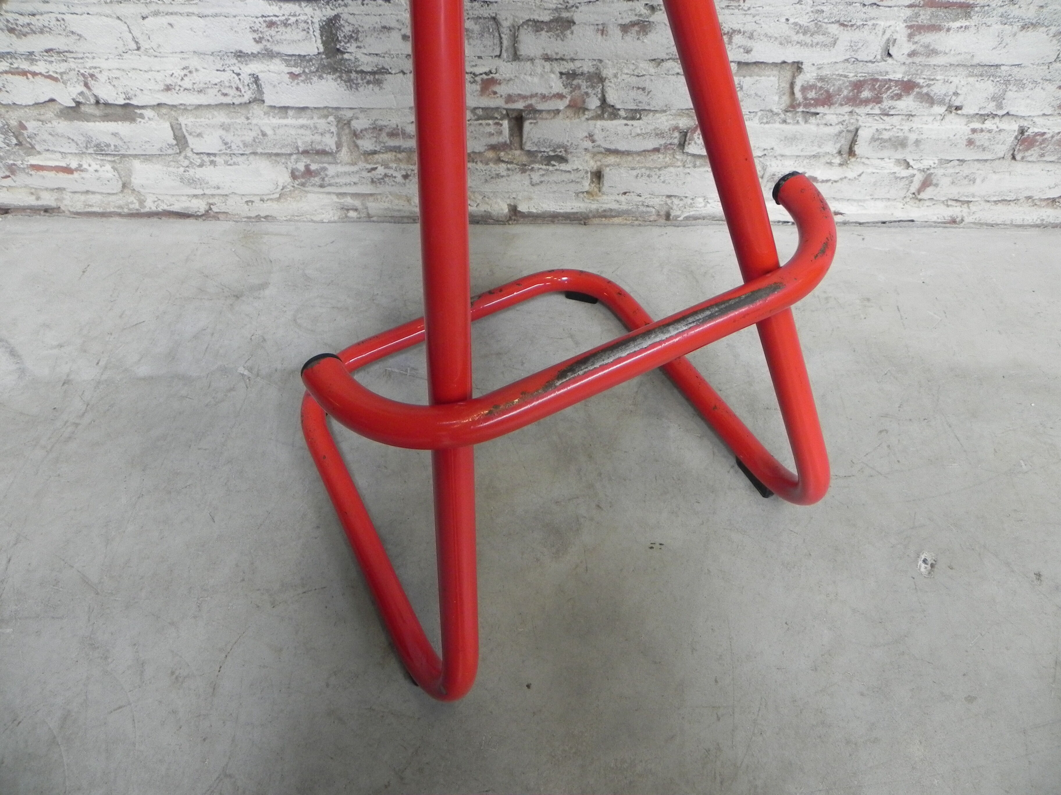 Tabouret bar vintage acier siège de tracteur