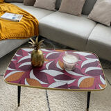 Vintage coffee table legs compass