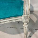 Pair of Louis XVI convertible armchairs