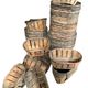 Lot 60 vintage fruit & vegetable crates mussy wooden trays primeur 1960'