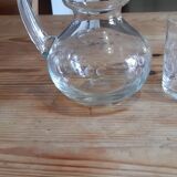 Crystal carafe and night glass