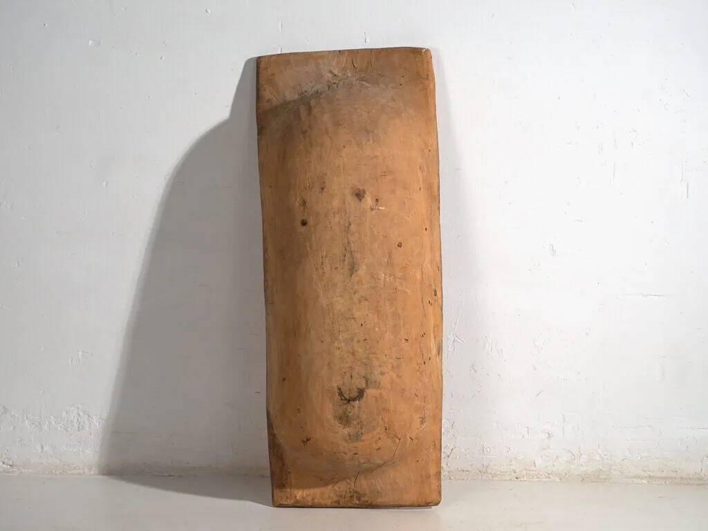 Antique solid wood trough (c.1900) #5