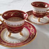 Fine Limoges porcelain mocha cup