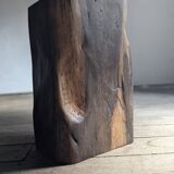 Antique oak pedestal