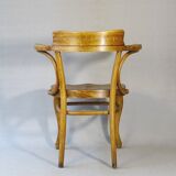 Thonet office chair No. 6150 from 1911, saddle seat - Bentwood -