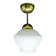 Lampe à pendentif postmoderne, Pologne, années 1970