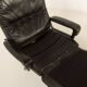 Fauteuil lounge vintage avec tabouret par André Vandenbrouck