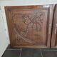 Paire de portes en bois sculpté en chêne