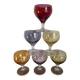 6 verres à pied