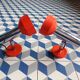 Pair of German wall lights 1970