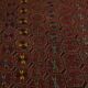 Burgundy Red Star Pattern Vintage Kilim Rug, 194x314Cm