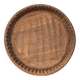 Ancient wooden plateau hand-carved