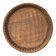 Ancient wooden plateau hand-carved