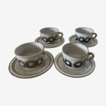 Ceramano, 4 tea cups