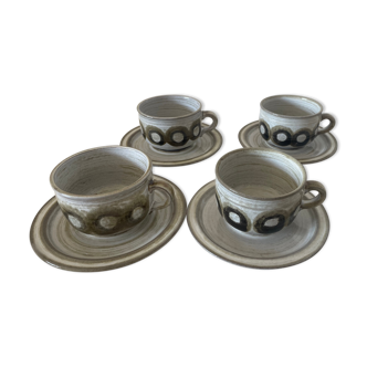 Ceramano, 4 tea cups