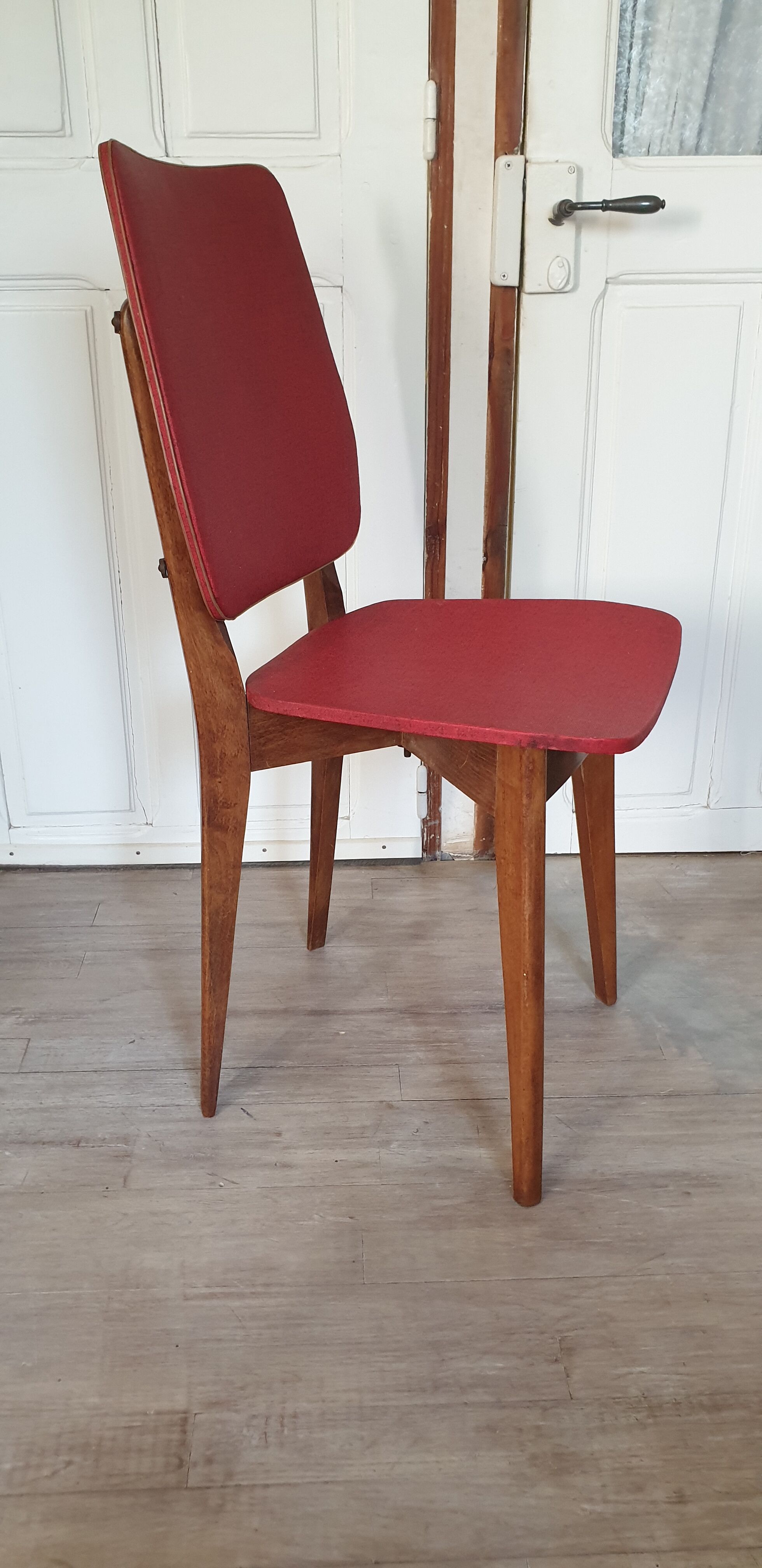 Red vintage chair