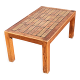 Table basse bois grès