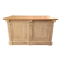 Counter from the late 19th century in patinated oak.
