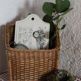 Rectangular wicker basket