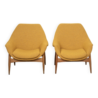 Pair of Mid Century Julia Gaubek Armchairs