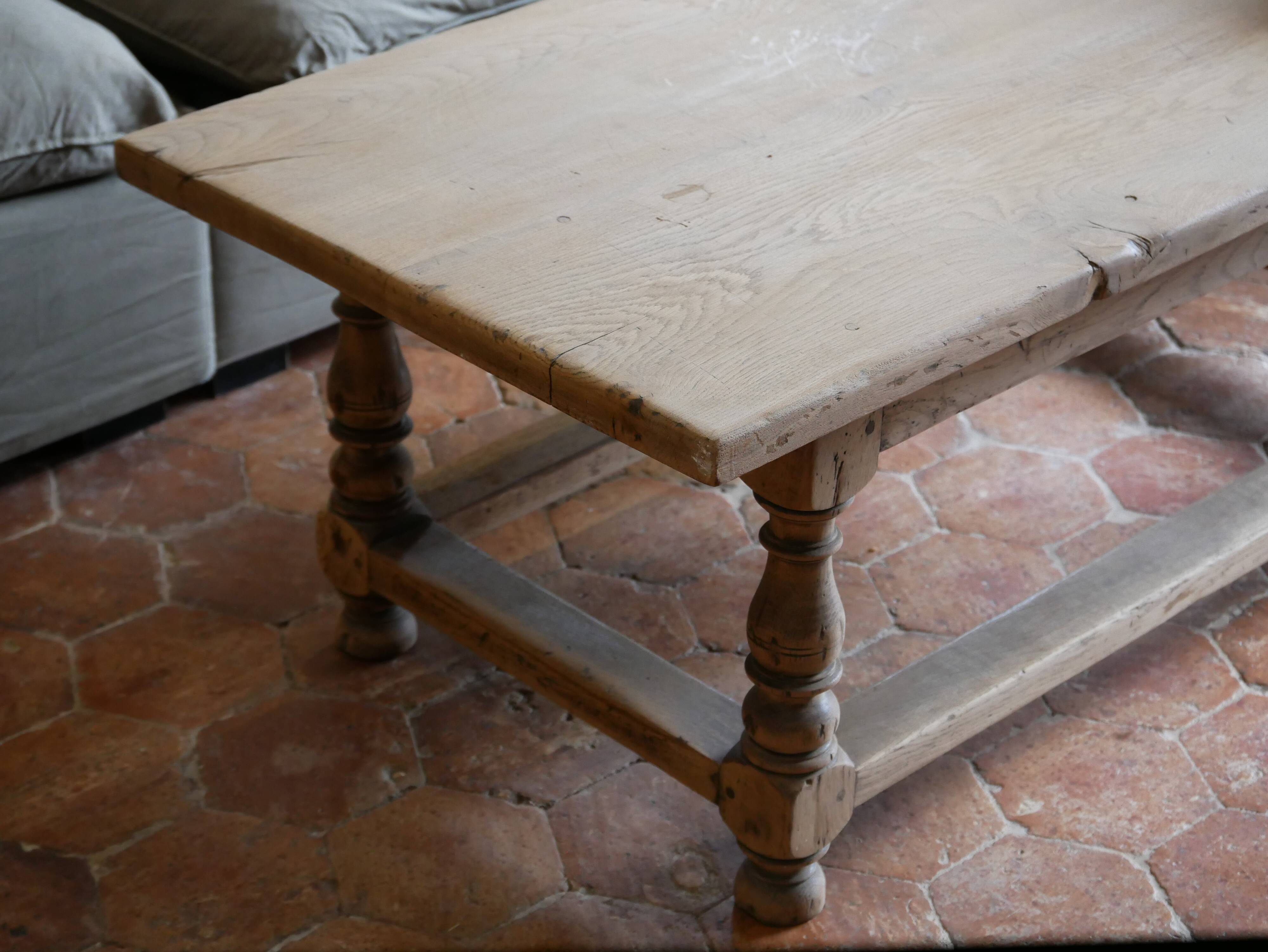 Oak coffee table
