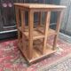 English bookcase on oak wheels