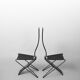 Pair of postmodern chairs, Pietro Arosio