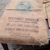 9 potash burlap bag from alsace