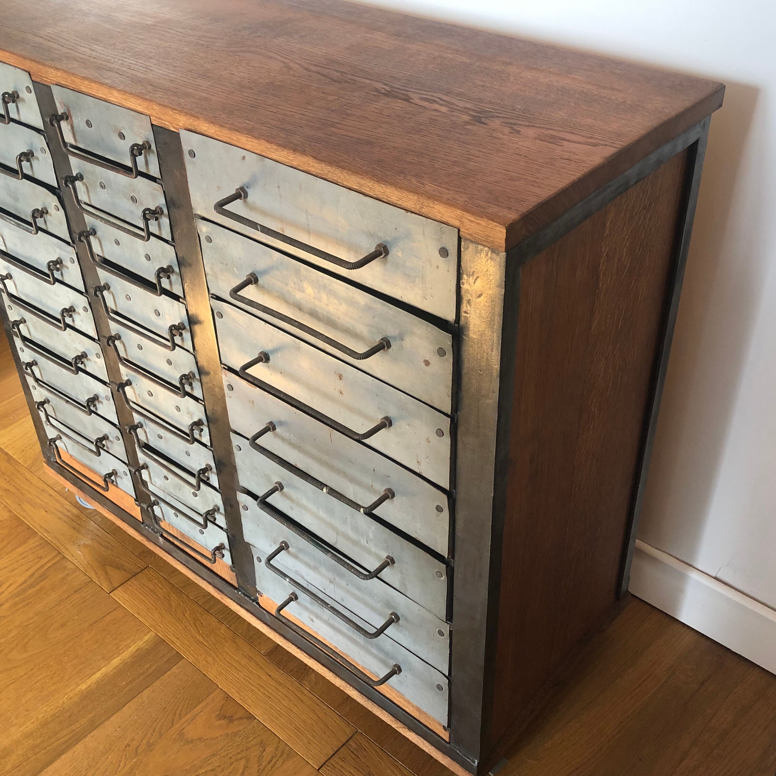 Metal and wood loom furniture