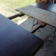 Art Deco dining room extension table