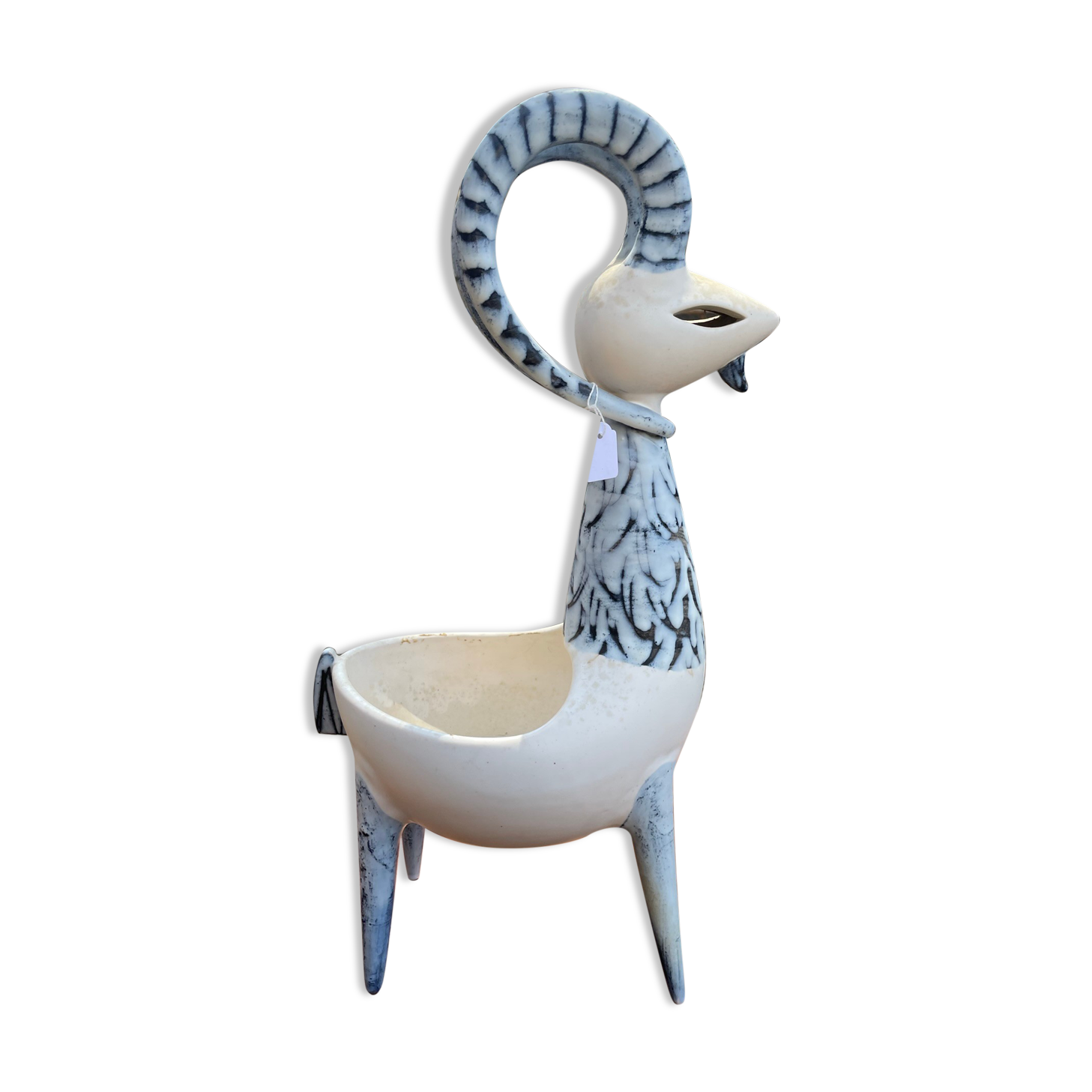 Empty ceramic pocket Lucien Neuquelman