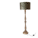 Vintage turned wooden floor lamp