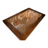 Vintage pine scale coffee table