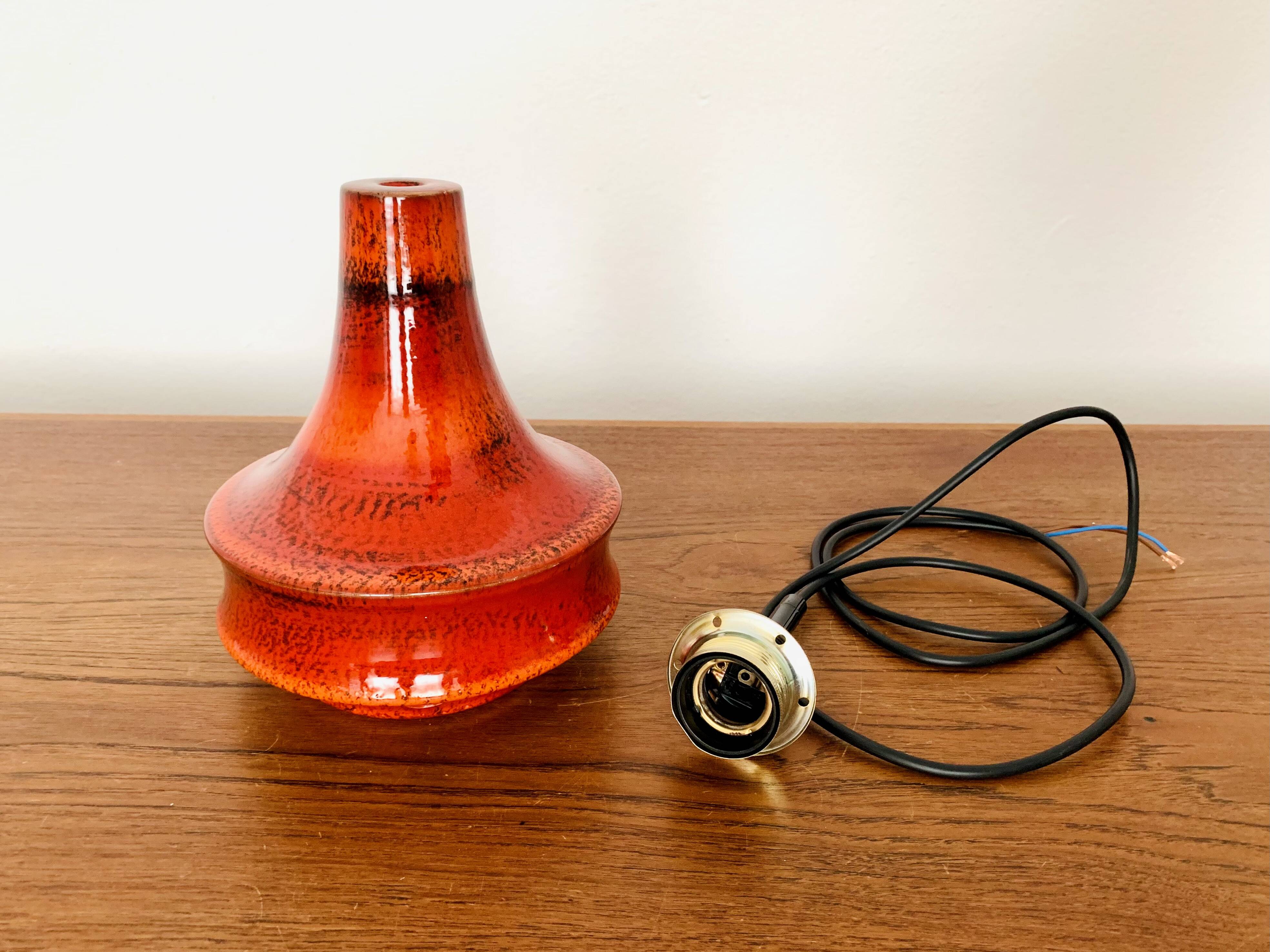 Set of 4 Ceramic Pendant Lamps