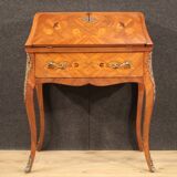 French bureau in wood from 20th century