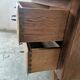 50's chest of drawers, compass feet