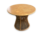 Large rattan garden table