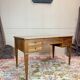 Bureau Plat Double Face En Acajou De Style Louis XVI XIX Eme Siècle