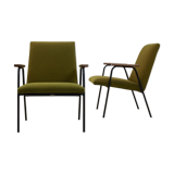 Pair of Pierre Guariche Armchairs by Meurop