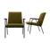Paire de fauteuils Pierre Guariche par Meurop