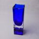 Vase sommerso by Petr hora, blue glass, Czech Republic, 1970