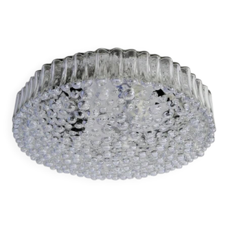 Space Age Staff ceiling light with bubbled glass