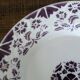 Plat Digoin Sarreguemines violet