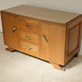 Oak and marble sideboard, 1950