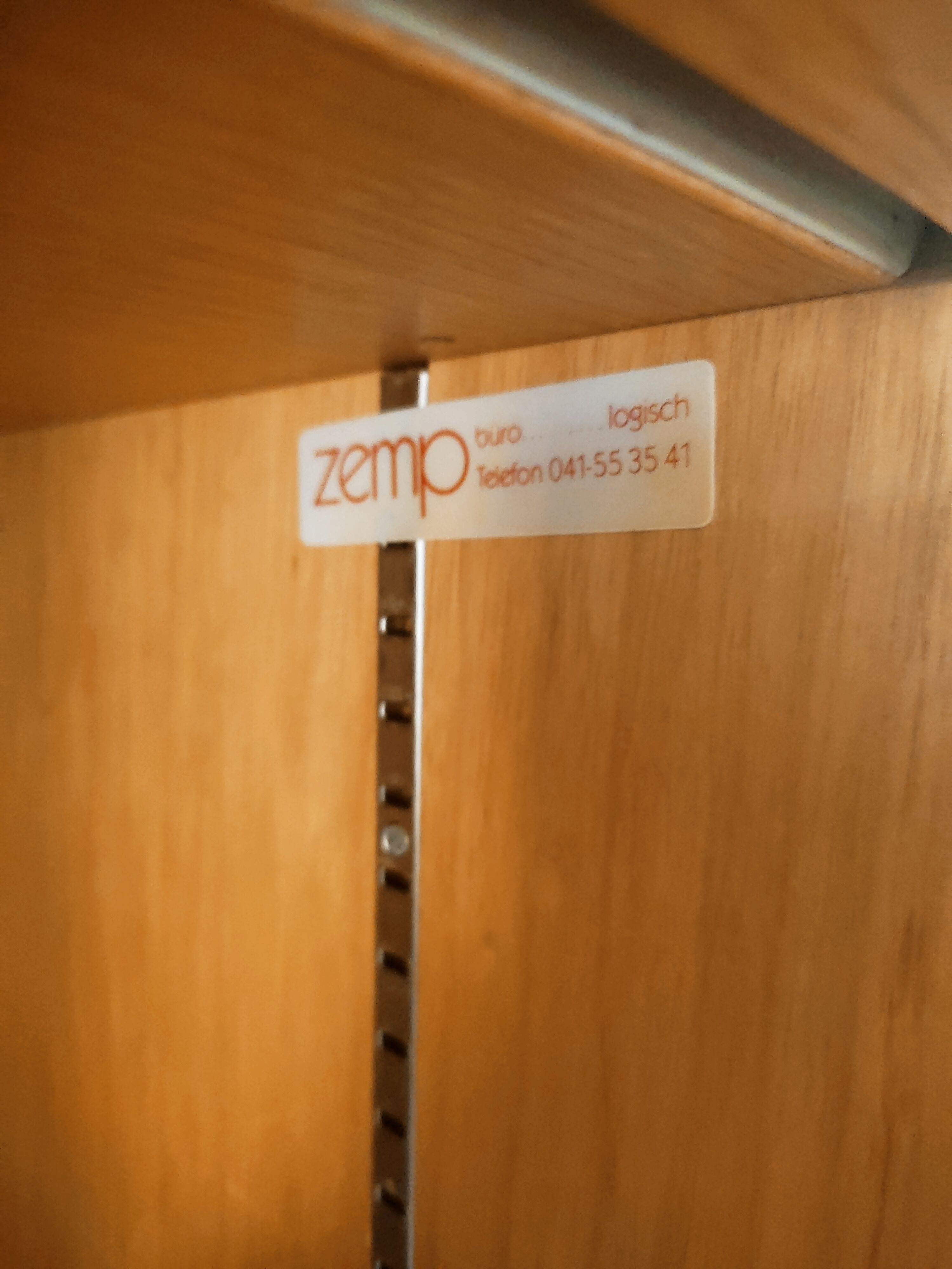 Solid beech office row