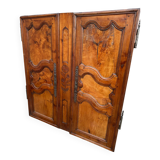 Pair of Louis XV style wardrobe doors