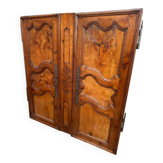 Paire de portes d’armoire de style Louis XV