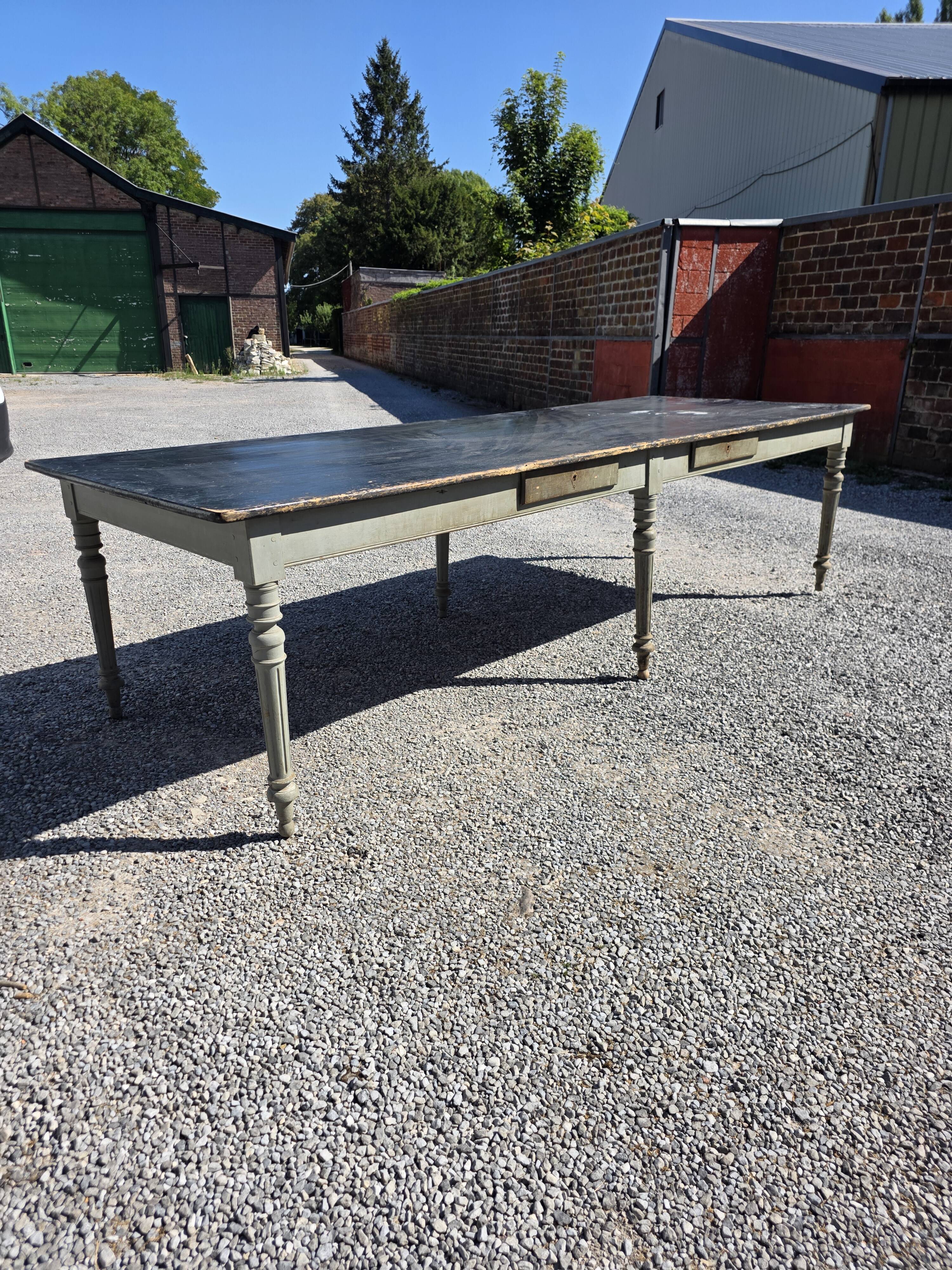 Old farmhouse table, 300 × 108cm