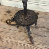 Wrought iron stool, France around 1880